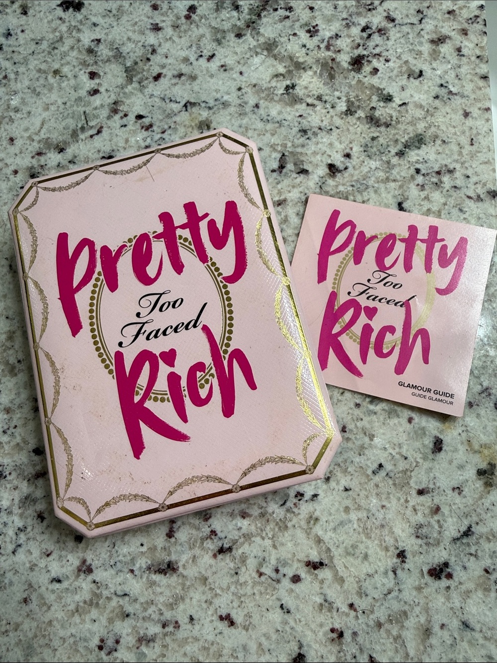 Too Faced Pretty Rich Eyeshadow Palette - Pink & Gold Accents